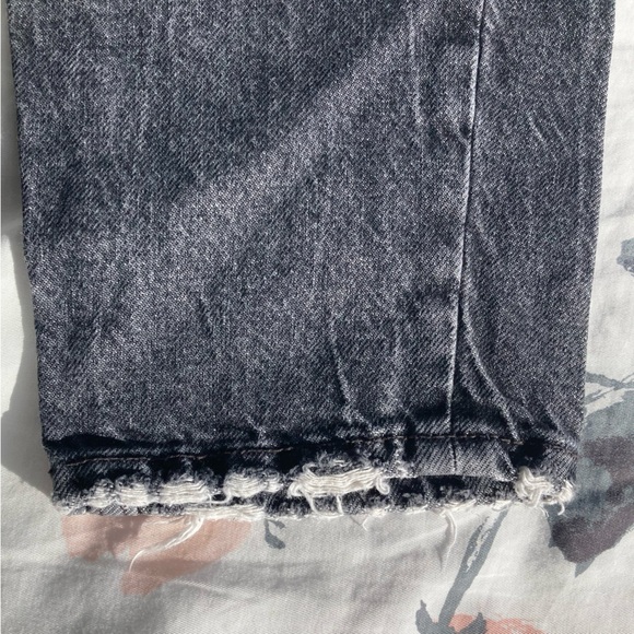 ZARA Black High Waist Ripped Skinny Jeans - Picture 9 of 14